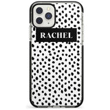 Black Bar & Dots iPhone Case  Black Impact Custom Phone Case - Case Warehouse