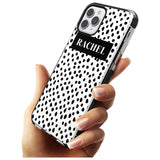 Black Bar & Dots iPhone Case   Custom Phone Case - Case Warehouse