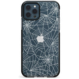 Personalised Spider Web Pattern Black Impact Phone Case for iPhone 11