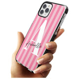 Pink on Pink Stripes iPhone Case   Custom Phone Case - Case Warehouse