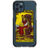 Queen of Pentacles Tarot Card - Colour Pink Fade Impact Phone Case for iPhone 11