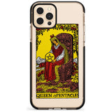 Queen of Pentacles Tarot Card - Colour Pink Fade Impact Phone Case for iPhone 11