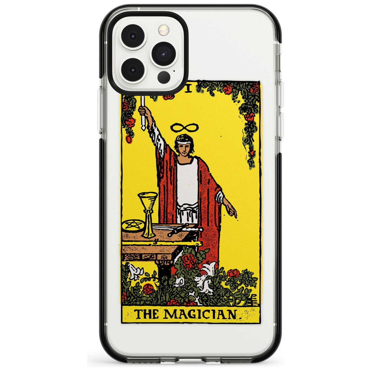 The Magician Tarot Card - Colour Pink Fade Impact Phone Case for iPhone 11