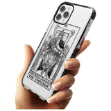 The Emperor Tarot Card - Transparent Pink Fade Impact Phone Case for iPhone 11