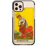 Strength Tarot Card - Colour Pink Fade Impact Phone Case for iPhone 11