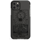 The Moon Tarot Card - Transparent Pink Fade Impact Phone Case for iPhone 11