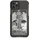 Temperance Tarot Card - White Transparent Pink Fade Impact Phone Case for iPhone 11