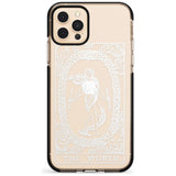 The World Tarot Card - White Transparent Pink Fade Impact Phone Case for iPhone 11