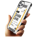 Shangai Boarding Pass iPhone Case   Custom Phone Case - Case Warehouse