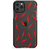 Chilly Pattern Black Impact Phone Case for iPhone 11