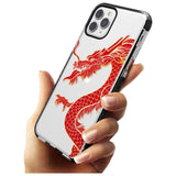 Large Black Dragon Black Impact Phone Case for iPhone 11