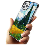 Wheat Field with Cypresses by Vincent Van Gogh Pink Fade Impact Phone Case for iPhone 11