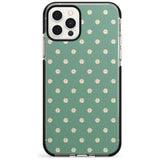 Daisy Pattern - Teal Cute Floral Daisy Design Pink Fade Impact Phone Case for iPhone 11