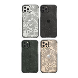 Damascus Steel Impact Phone Case for iPhone 11, iphone 12