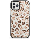 Cocker Spaniel (Brown) Watercolour Dog Pattern Phone Case iPhone 11 Pro Max / Black Impact Case,iPhone 11 Pro / Black Impact Case,iPhone 12 Pro Max / Black Impact Case Blanc Space