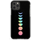 Pastel Moon Phases Pink Fade Impact Phone Case for iPhone 11