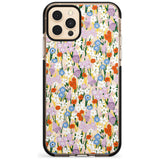 Energetic Floral Mix: Transparent Pink Fade Impact Phone Case for iPhone 11