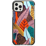 Abstract Leaves Impact Phone Case for iPhone 11, iphone 12