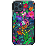 Floral Vibe Black Impact Phone Case for iPhone 11