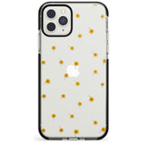 Yellow Flower Pattern - Dried Flower-Inspired Black Impact Phone Case for iPhone 11 Pro Max