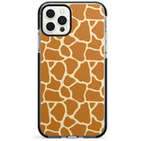 Giraffe Pattern Black Impact Phone Case for iPhone 11