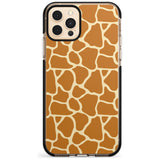 Giraffe Pattern Black Impact Phone Case for iPhone 11