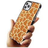 Giraffe Pattern Black Impact Phone Case for iPhone 11