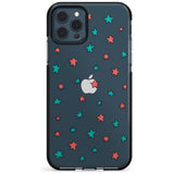 Heartstopper Stars Pattern Black Impact Phone Case for iPhone 11