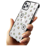 Heartstopper Leaves Pattern Black Impact Phone Case for iPhone 11