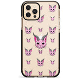 Demon Cat Pattern Black Impact Phone Case for iPhone 11