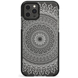 Large White Mandala Transparent Design Pink Fade Impact Phone Case for iPhone 11