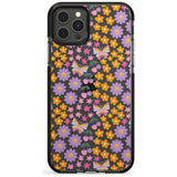 Botanical Bombardment Black Impact Phone Case for iPhone 11