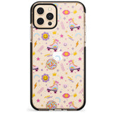 Roller Disco Pattern Black Impact Phone Case for iPhone 11