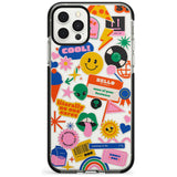 Nostalgic Stickers #1 Pink Fade Impact Phone Case for iPhone 11