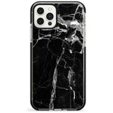 Black Onyx Marble Texture Pink Fade Impact Phone Case for iPhone 11