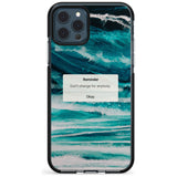 "Don't Change" iPhone Reminder Pink Fade Impact Phone Case for iPhone 11