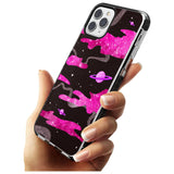 Pink Pattern Black Impact Phone Case for iPhone 11