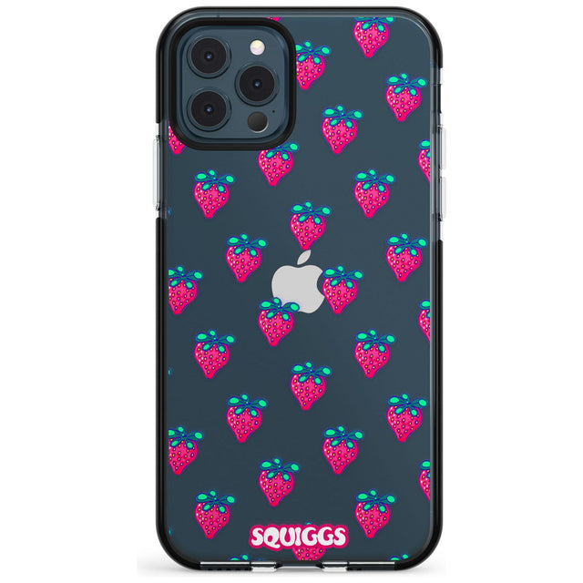 Strawberry Patch Pink Fade Impact Phone Case for iPhone 11