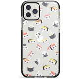 Kawaii Sushi & Rice iPhone Case  Black Impact Phone Case - Case Warehouse