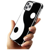 Large Yin Yang Black Impact Phone Case for iPhone 11