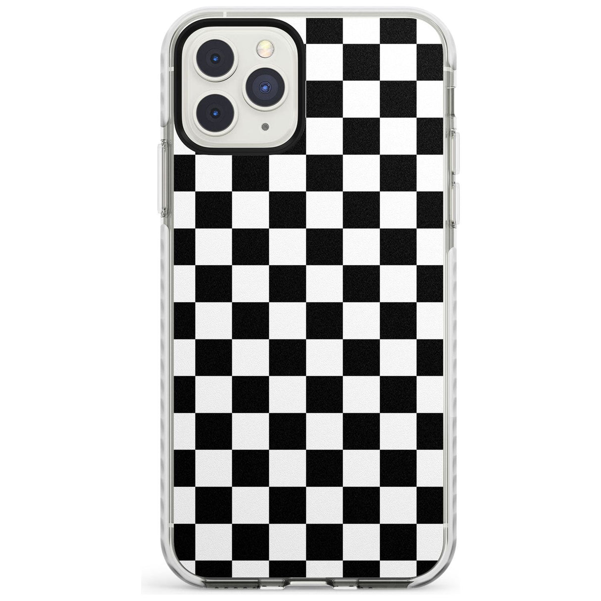 Black Checkered iPhone Case  Impact Case Phone Case - Case Warehouse