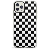 Black Checkered iPhone Case  Impact Case Phone Case - Case Warehouse