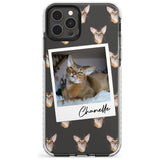 Personalised Abyssinian Cat Photo Impact Phone Case for iPhone 11 Pro Max