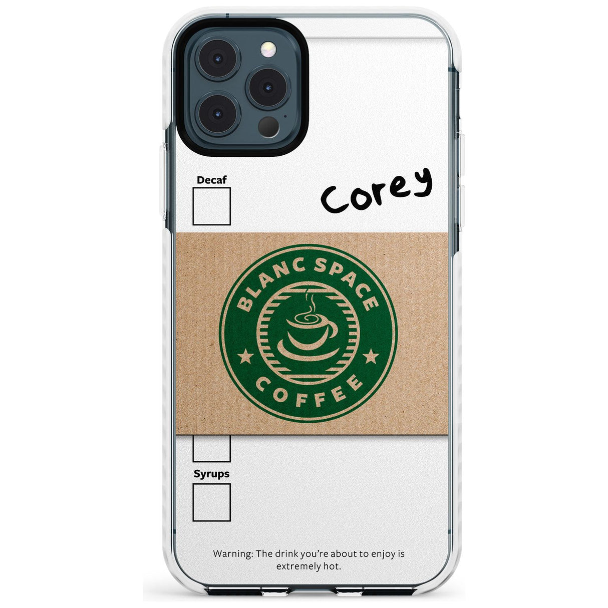 Personalised Coffee Cup Impact Phone Case for iPhone 11 Pro Max