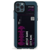 Personalised Concert Ticket Impact Phone Case for iPhone 11 Pro Max