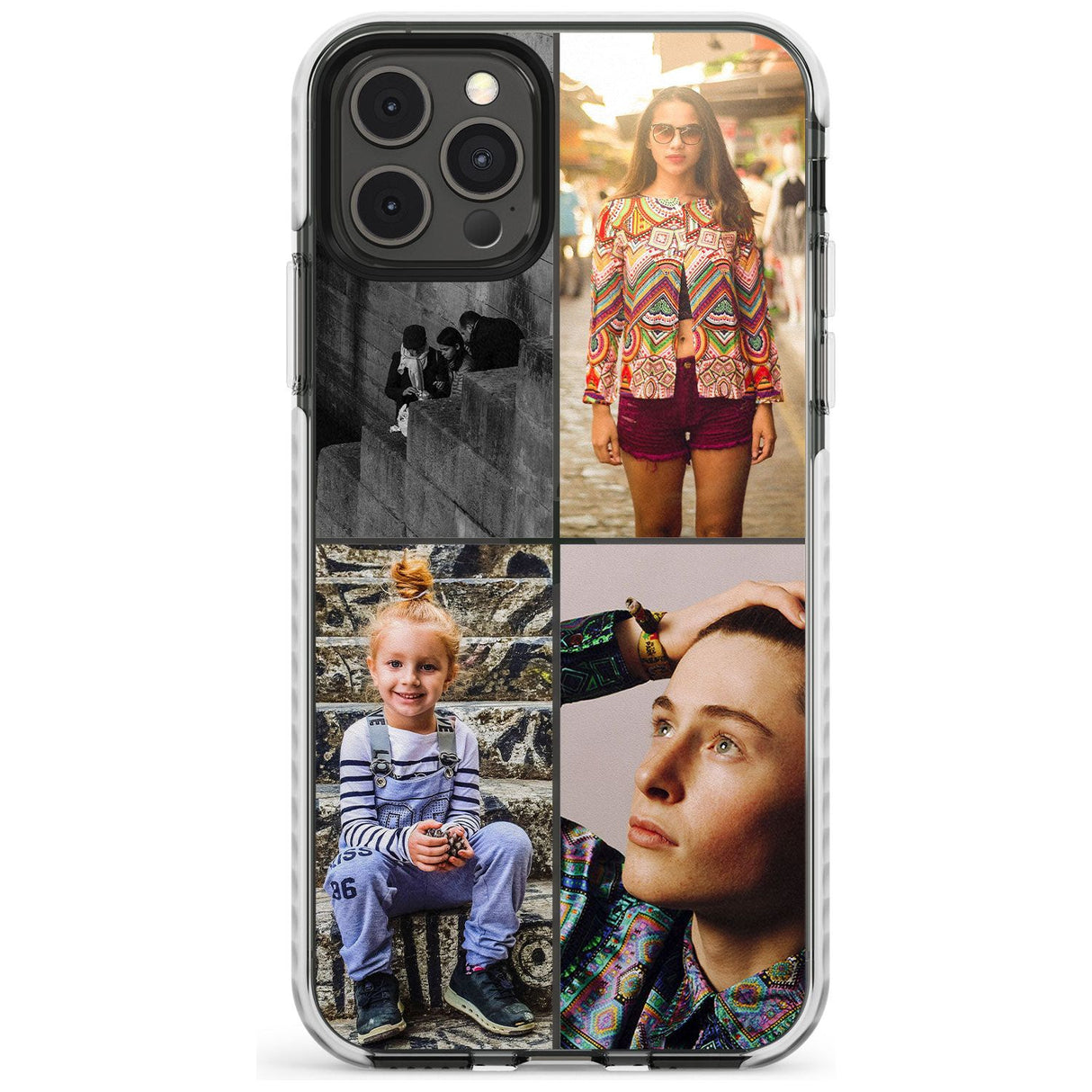 4 Photo Grid  Slim TPU Phone Case for iPhone 11 Pro Max