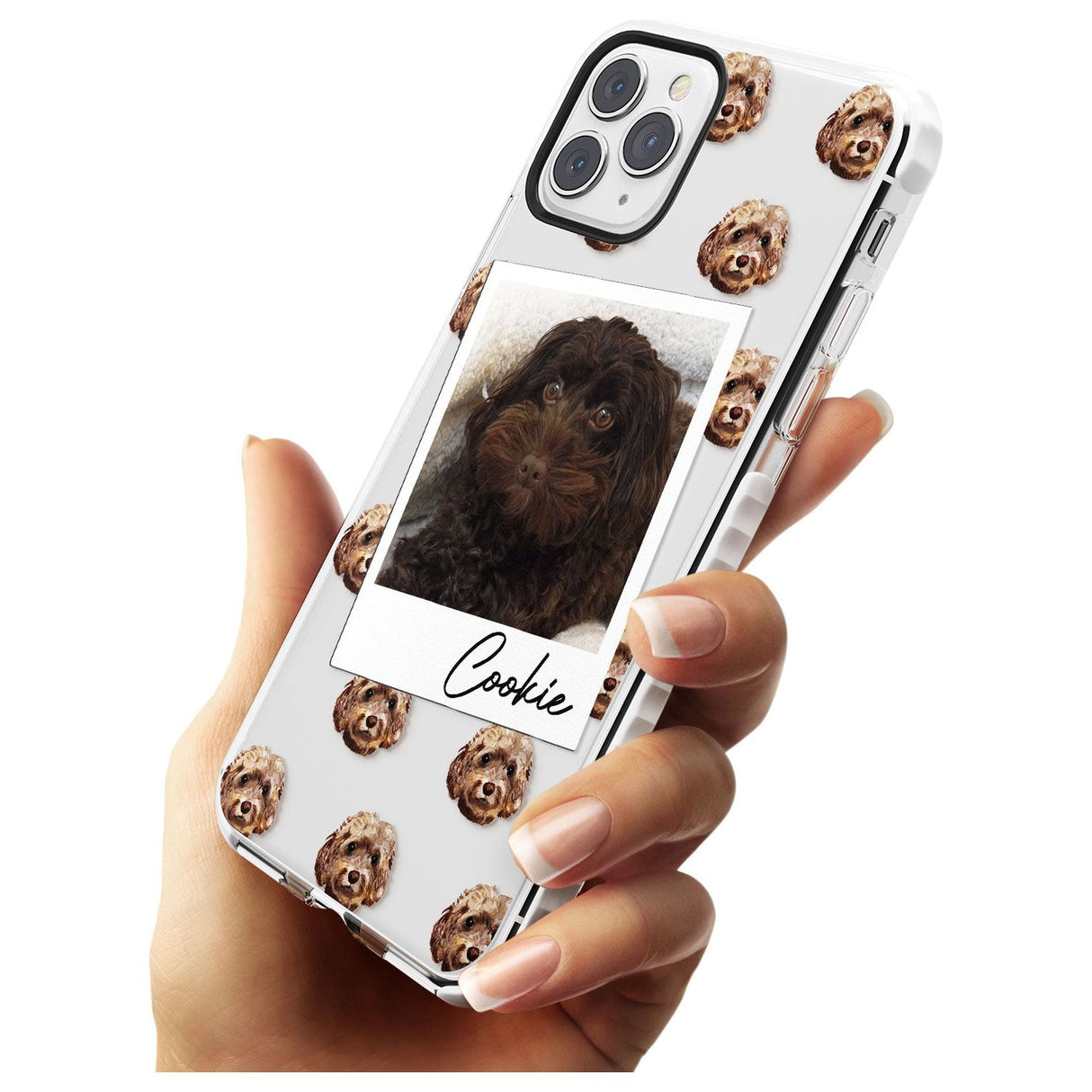 Cockapoo, Brown - Custom Dog Photo Slim TPU Phone Case for iPhone 11 Pro Max