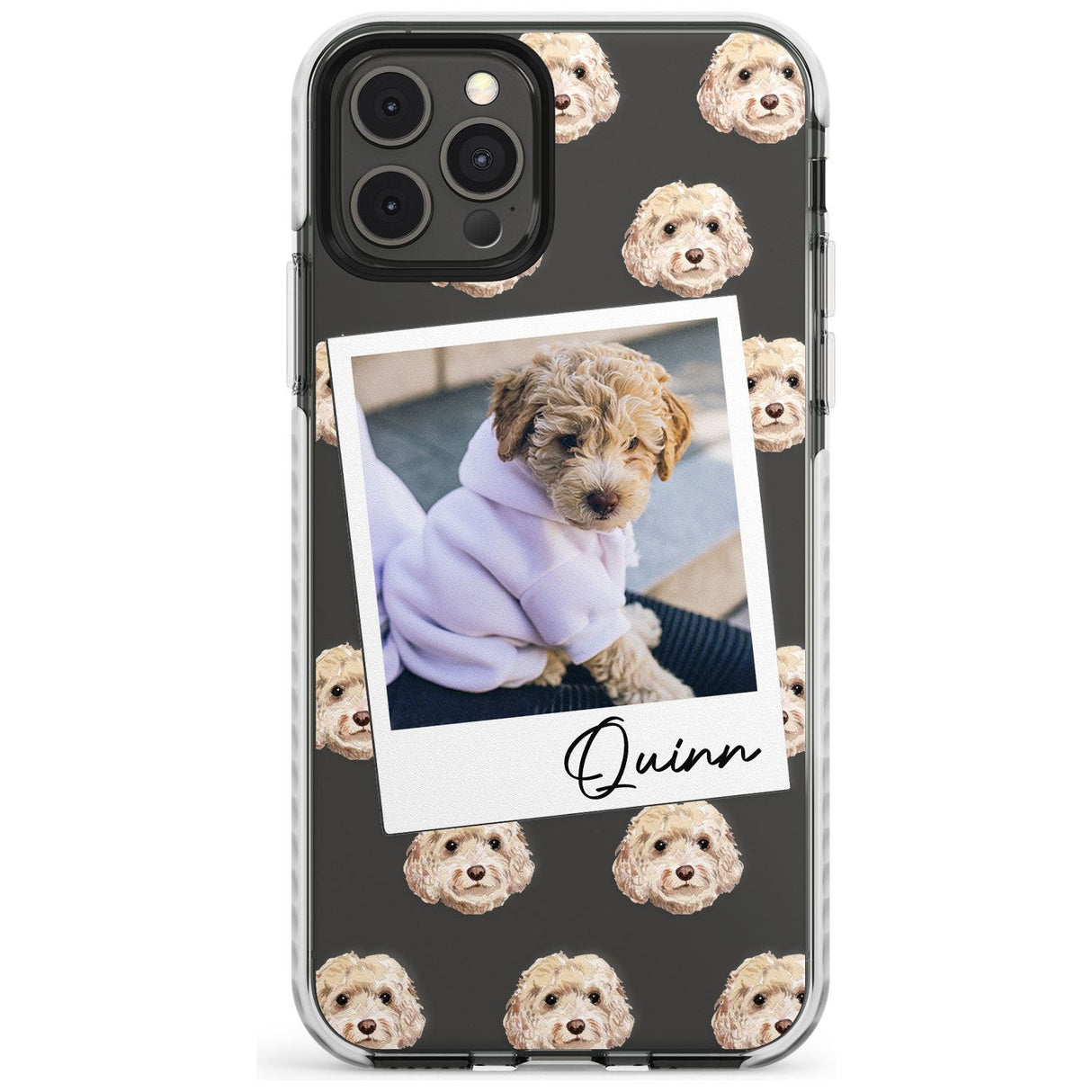 Cockapoo, Cream - Custom Dog Photo Slim TPU Phone Case for iPhone 11 Pro Max