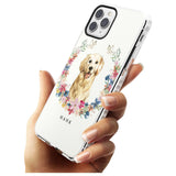 Golden Retriever - Watercolour Dog Portrait Impact Phone Case for iPhone 11 Pro Max