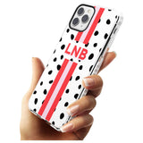 Custom Polka & Pink Stripe iPhone Case   Custom Phone Case - Case Warehouse